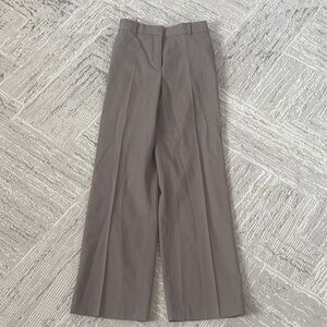 Babaton Gray Wide-Leg Pants